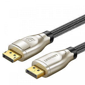 1M Display Port 1.2 Male To Male Cable Cáp With Nylon Braid Dp107 - 30118 Ugreen - Hàng Chính Hãng