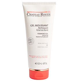 Sữa Rửa Mặt Làm Trắng Da Chateau Rouge Gel Moussant Soin Unifiant 200ml (Foaming Gel)