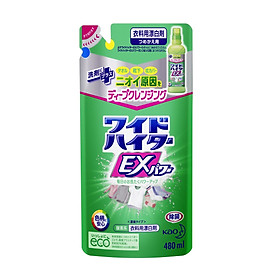 NƯỚC TẨY QUẦN ÁO WIDE HAITER EX POWER KHỬ MÙI (480ml/túi)- Mẫu mới