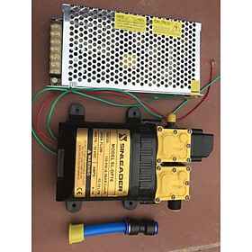 Mua Máy bơm đôi 12v 24v 220v tăng áp hồi lưu tự ngắt Sinleader DP16 phun thuoc