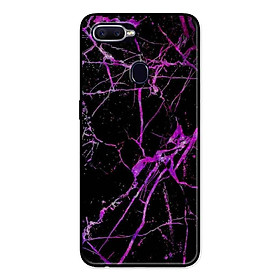 Ốp Lưng in cho Oppo A7 Mẫu NỀN ĐÁ HOA 7 - Hàng Chính Hãng