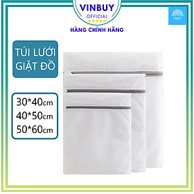 Bộ 3 Túi Lưới Giặt Đồ Tiện Lợi Bảo Vệ Quần Áo Hiệu Quả - Hàng chính hãng