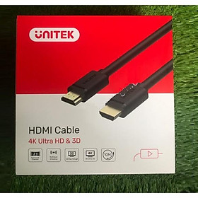 Dây Cáp HDMI Unitek Loại 10M Tốc độ cao 4K Ultra HD & 3D - Hàng Chính Hãng