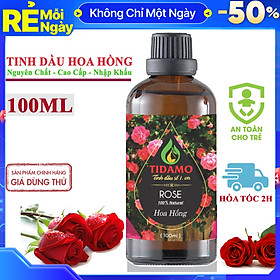 Tinh Dầu Xông Phòng Chai Lớn 100ML, Tự Chọn Mùi | Chính Hãng TIDAMO, Chiết xuất Tự Nhiên, Có Kiểm Nghiệm | Xông Thơm Phòng, Thư Giãn và Bảo Vệ Sức Khỏe