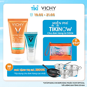 Bộ Sản Phẩm Chống Nắng & Căng Mượt Da VICHY Capital Soleil Dry Touch