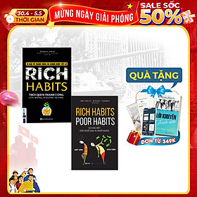 Bộ Sách Bí Mật Của Sự Thành Công ( "Rich Habits - Thói Quen Thành Công Của Những Triệu Phú Tự Thân" + "Rich Habits - Poor Habits Sự khác biệt giữa người giàu và người nghèo" ) (Tặng kèm Bookmark PL)