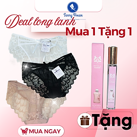 Combo Mix 3 Quần Lót Nữ Nhiều Mẫu Tặng Kèm 10ml Nước Hoa Chính Hãng