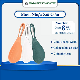 Mua Muôi Thìa Xới Cơm SMARTCHOICE ( Hàng Loại 1 ) - Muôi Nhựa Cao Cấp  Chịu Nhiệt Tốt  Chống Dính  Dễ Vệ Sinh  An Toàn Cho Sức Khỏe