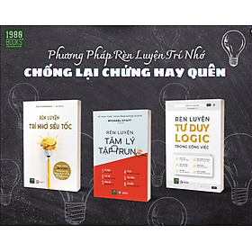 COMBO PHƯƠNG PHÁP RÈN LUYỆN TRÍ NHỚ CHỐNG LẠI CHỨNG HAY QUÊN. Tặng bút/ sổ tay mini dễ thương