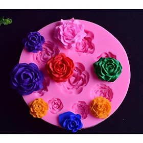 Mua Khuôn rau câu silicon 4D 8 hoa hồng