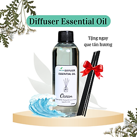 Chai Refill tinh dầu tán hương OCEAN (Hương Gió Biển) 100ml, thơm phòng, tỏa hương, tíết kiệm.