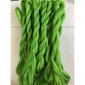 Cuộn 40 mét dây cước màu xanh, dây đan dàn leo, dây treo trái, dây nông nghiệp