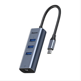 BỘ CHUYỂN ĐỔI HUB CỔNG USB-C / TYPE-C SANG USB 3.0 X 3 BASEUS CAHUBM0G