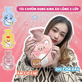 Túi Chườm Giữ Nhiệt Giảm Đau Bụng Kinh Hamart Sưởi Ấm Cơ Thể Chườm Lạnh Hạ Sốt 2 Lớp Cao Cấp