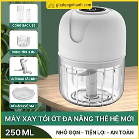 Mua  VIP  Máy Xay Tỏi Ớt Cầm Tay Mini Cao Cấp Thế Hệ Mới