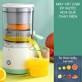 Máy vắt cam thông minh dùng pin sạc, ép nước hoa quả đa năng