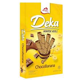 Bánh Quế Deka Water Roll Jumbo Socola Chuối 45g (5 x 9g)