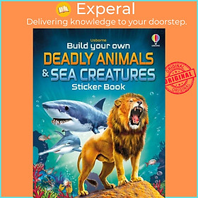 Hình ảnh Sách - Build Your Own Deadly Animals and Sea Creatures Sticker Book by Franco Tempesta (UK edition, paperback)