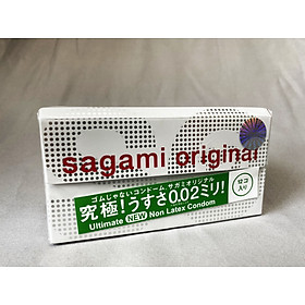 Bao Cao Su Sagami 0.02 mm (12s) - Truyền Nhiệt Nhanh - Chống Dị Ứng - 100% Nhập Khẩu Chính Hãng - Che Tên Sản Phẩm