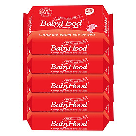 Khăn Ướt Em Bé Babyhood Hương Phấn