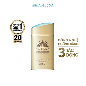 Kem Chống Nắng Anessa Perfect UV Sunscreen Skincare Milk Spf 50+ Pa++++ (60ml)
