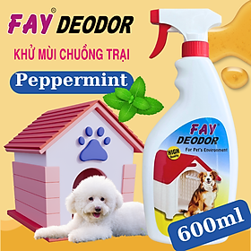Khử mùi chuồng trại FAY Deodor 600ml - Hương Peppermint