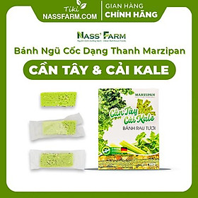 [Chỉ giao HCM] Bánh rau tươi Cần Tây- Cải Kale dành cho người ăn kiêng, ăn chay, bổ xung Vitamin hỗ trợ giảm cân, đẹp da  - Công thức Đức - 98g