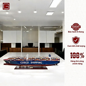 Mua Mô Hình Thuyền Gỗ Phong Thủy Gia Nhiên  Thuyền Container Gỗ COSCO  Dài 100cm  Cao Cấp Loại 1