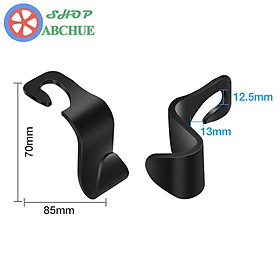 Combo 4 Móc Treo Đồ Chữ S Đa Năng Gắn Ghế Ô Tô