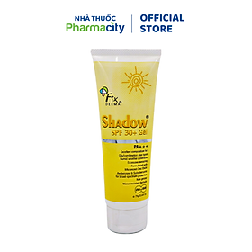 Gel chống nắng FIXDERMA SHADOW SPF 30+ giúp dưỡng ẩm và bảo vệ da (Tuýp 75g)