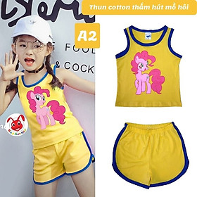 Bộ bé gái pony mặc ở nhà từ 9-42kg- chất thun cotton -Kiến Lửa