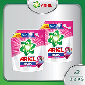 Combo 2 Nước Giặt Ariel Matic Hương Downy 3.2kg