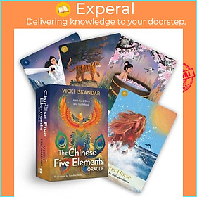 Sách - The Chinese Five Elements Oracle - A 60-Card Deck and Guidebook by Vicki Iskandar (UK edition, paperback)