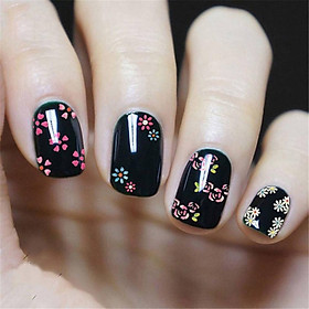 Combo 10 tấm decal dán móng nghệ thuật Nail art Enjoy J350