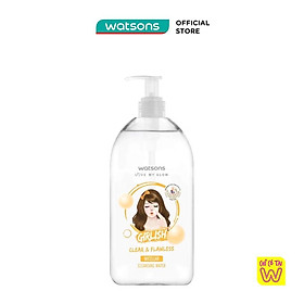 Nước Tẩy Trang Watsons Girlish Làm Sáng Da & Mềm Mại 485ml