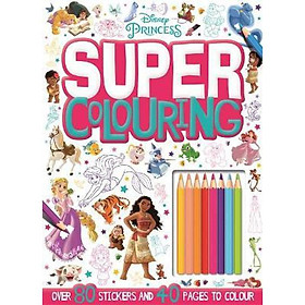 Sách tô màu công chúa Disney Princess Mixed: Super Colouring