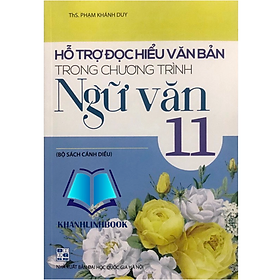 Hình ảnh Sách - Hỗ trợ đọc hiểu văn bản trong chương trình Ngữ Văn 11(Cánh diều)