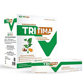 (Chính hãng) Dung Dịch Giấp Cá TRITIMA ( TRĨ, TÁO BÓN, SUY TĨNH MẠCH CHÂN) Dạng gói uống 20 gói x 10ml