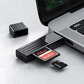 Đầu đọc thẻ nhớ SD, TF chân USB cao cấp USB2.0 / USB3.0 - hàng nhập khẩu