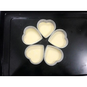 Mua Bộ 50 hủ bánh flan hình tim