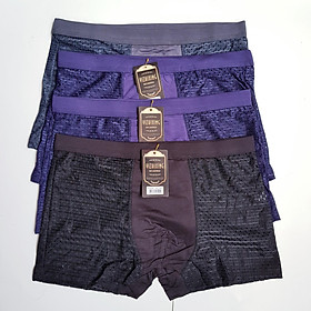 combo 4 chiếc sịp đùi ( boxer) nam thông hơi siêu mát