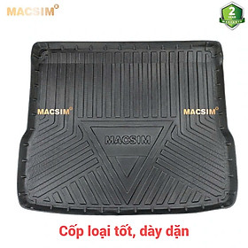 Lót cốp xe ô tô (qd) Audi Q5 2018+ chất liệu TPV thương hiệu Macsim màu đen