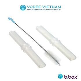 b.box Bộ ống hút thay thế và dụng cụ vệ sinh tiện dụng cho bộ chén và ống hút đa năng