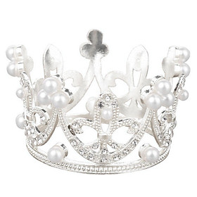 Mini Cake Crown Topper Tiara Cho Tiệc Cưới Bánh Sinh Nhật