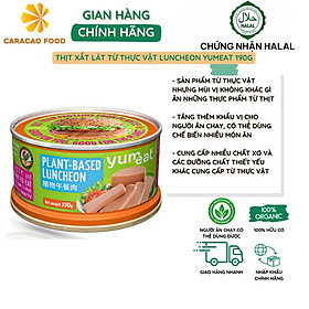 Thịt xắt lát từ thực vật Luncheon Yumeat 190g, Thực phẩm giàu protein thuần chay tốt cho sức khỏe và môi trường