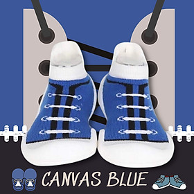Giày tập đi cho bé cưng Canvas Blue