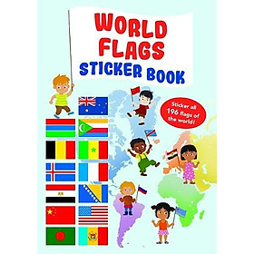 Sách các hoạt động dành cho thiếu nhi tiếng Anh: World Flags Sticker Book