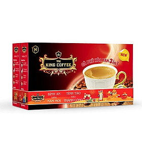 Combo Cảm Hứng 1 - 2 Cà Phê Hòa Tan 3in1 KING COFFEE - Hộp 20 gói x 16g