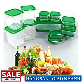 Bộ Hộp Có Nắp 17 Món Đựng Bảo Quản Thực Phẩm