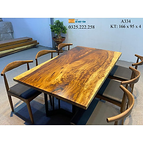 Mua Bàn Làm Việc Gỗ Me Tây  Bàn Sân Vườn Gỗ Me Tây  Bàn Gỗ Me Tây Nguyên Tấm Dài 1 66m Rộng 95cm Dày 4cm